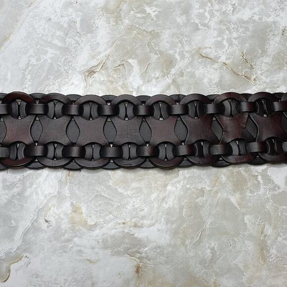 NWT Deadstock Mossimo leather gladiator link belt - Picture 3 of 7